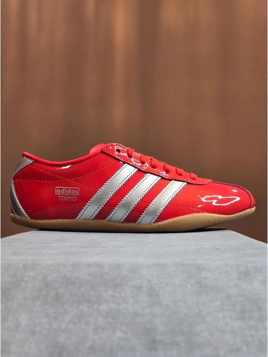 adidas Shoes - adidas Originals Tokyo Patent Red Silver Metallic (JQ0596) Women's Size 6